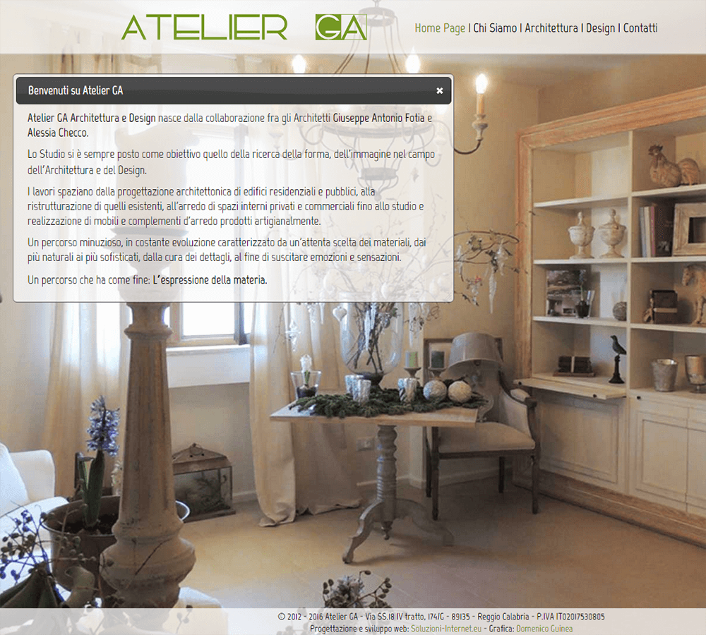 Atelier GA Home Page