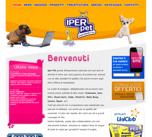 Iper Pet Home Page